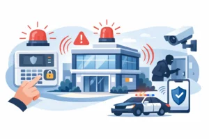 Alarm Activation Process for Commercial Premises